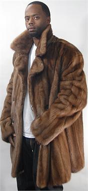 male mink fur coat